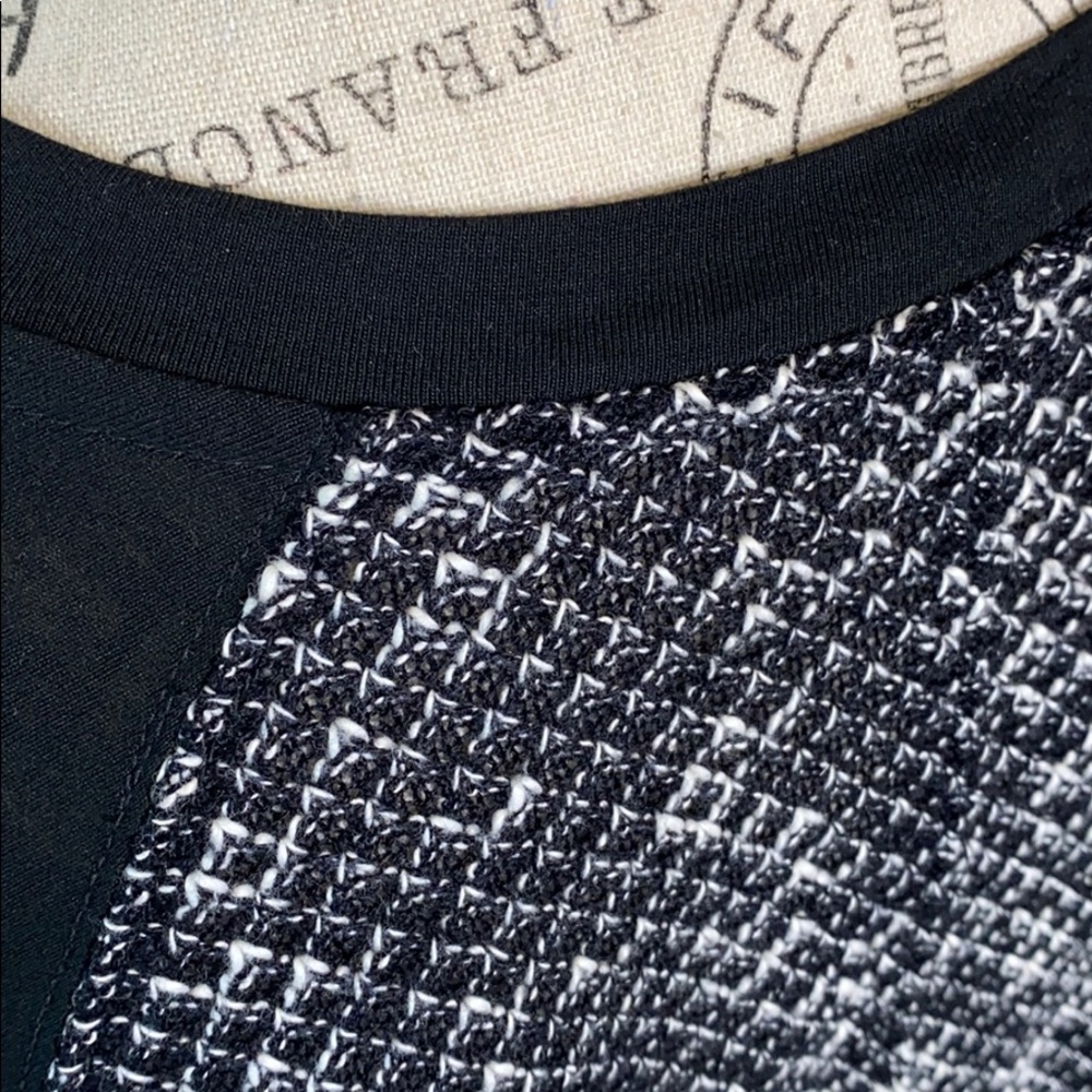 Banana Republic tweed baseball raglan long sleeve - Picture 5 of 10